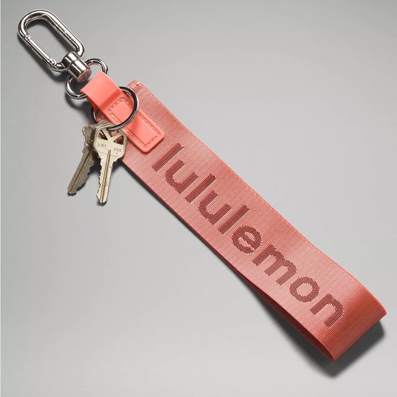 Lululemon Never Lost Keychain- Raspberry Cream/Wine Berry - Picture 6 of 6